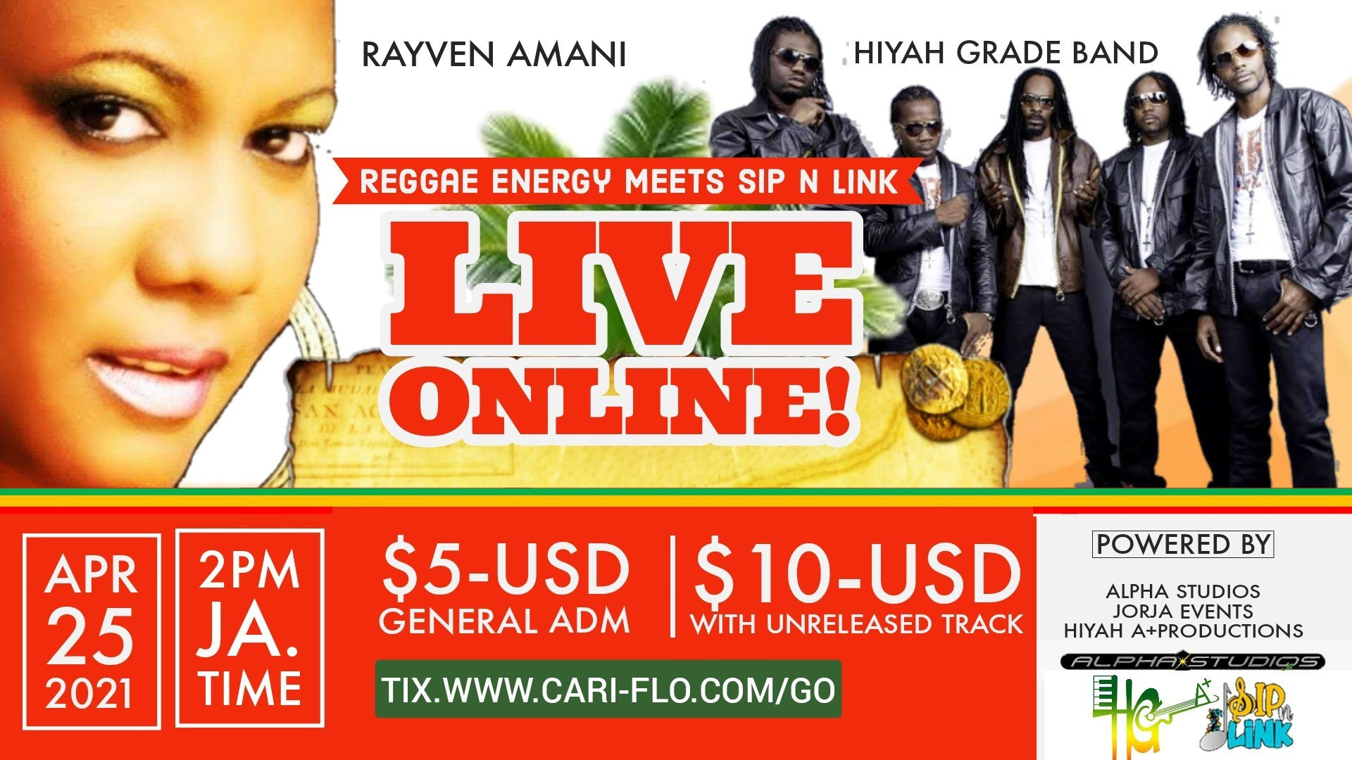 Reggae Energy meet Sip N Link